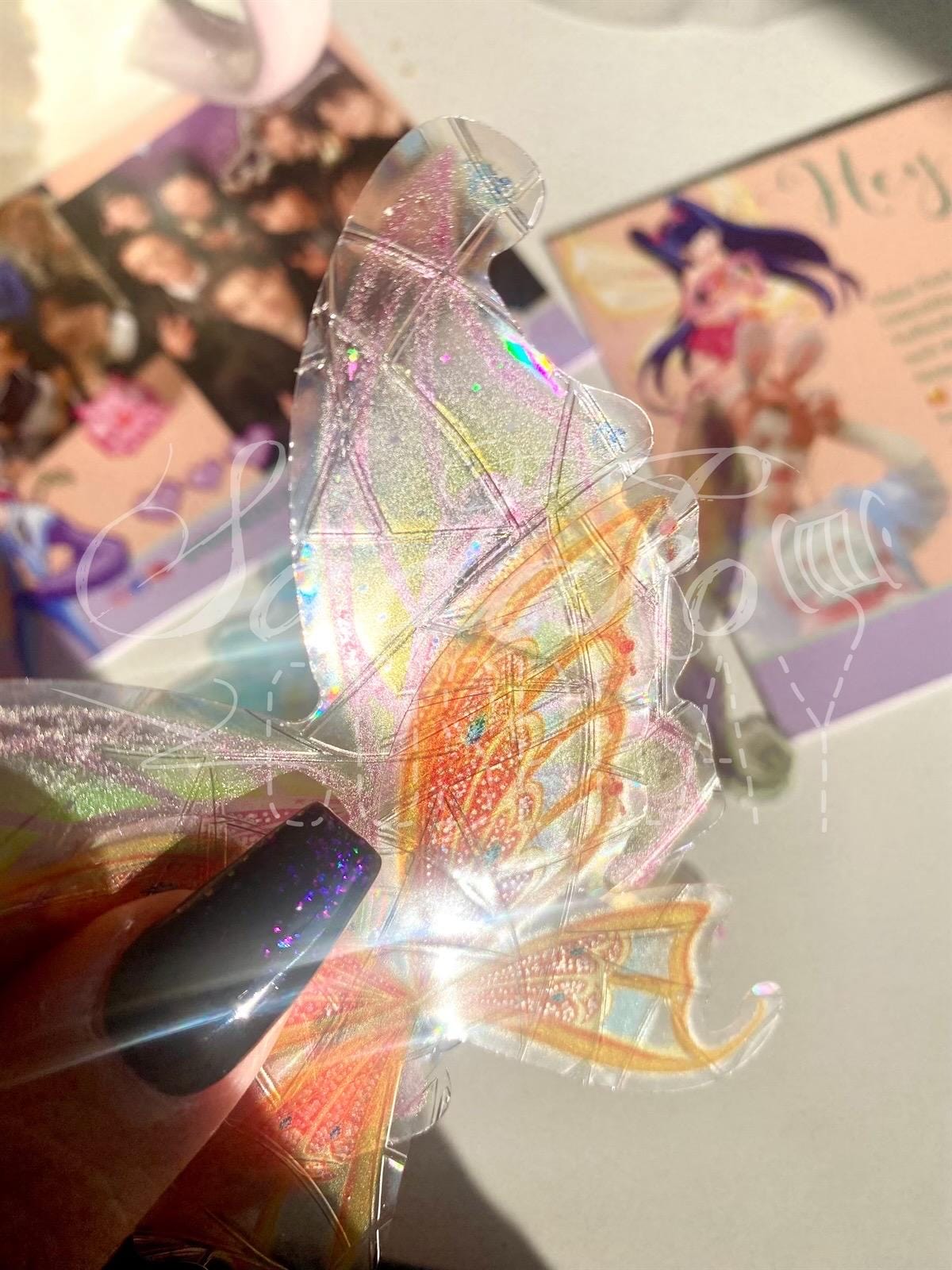 Winx Club Suncatcher, Lichtfänger, Fensteraufkleber - Enchantix Flügel