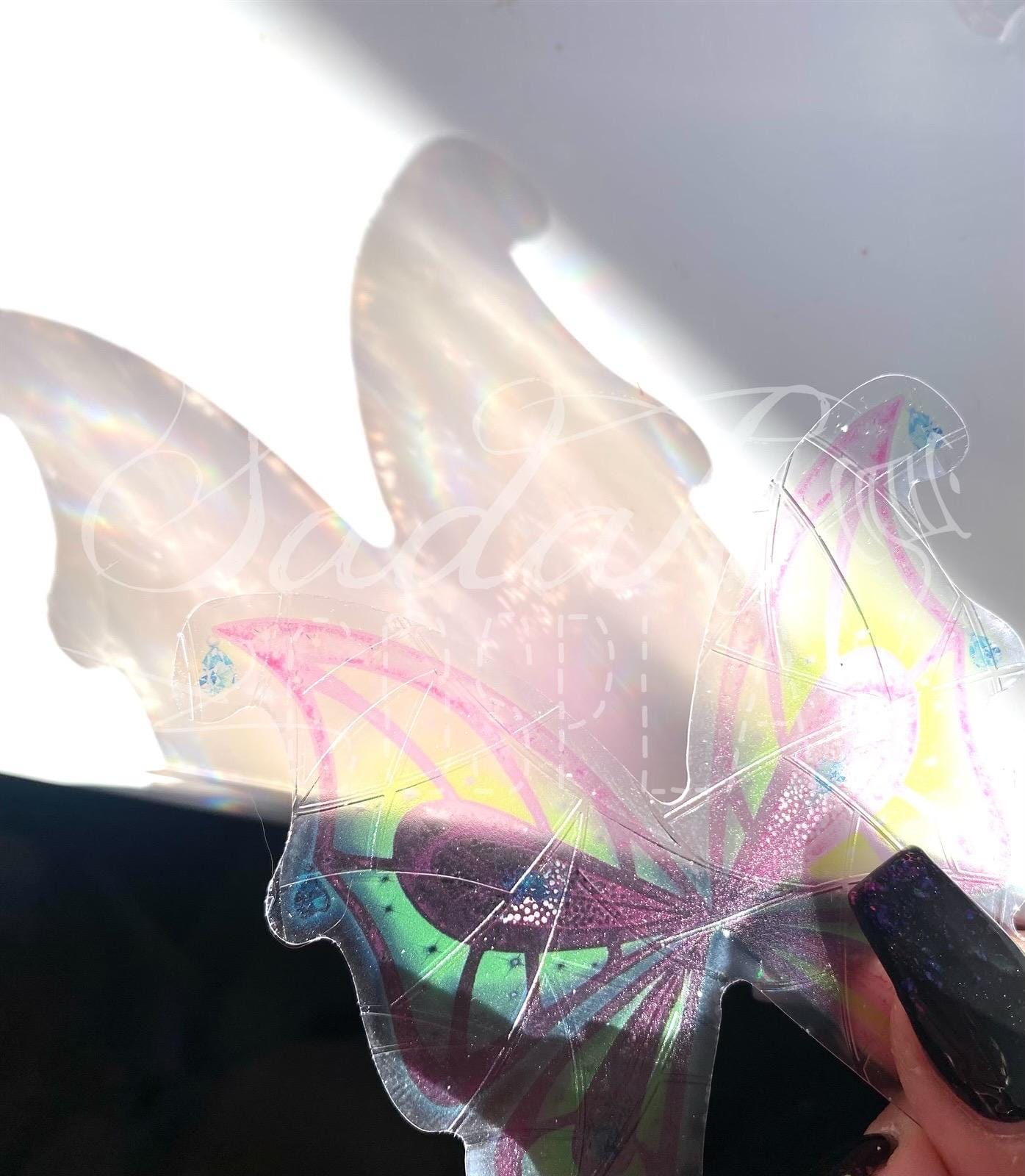 Winx Club Suncatcher, Lichtfänger, Fensteraufkleber - Enchantix Flügel