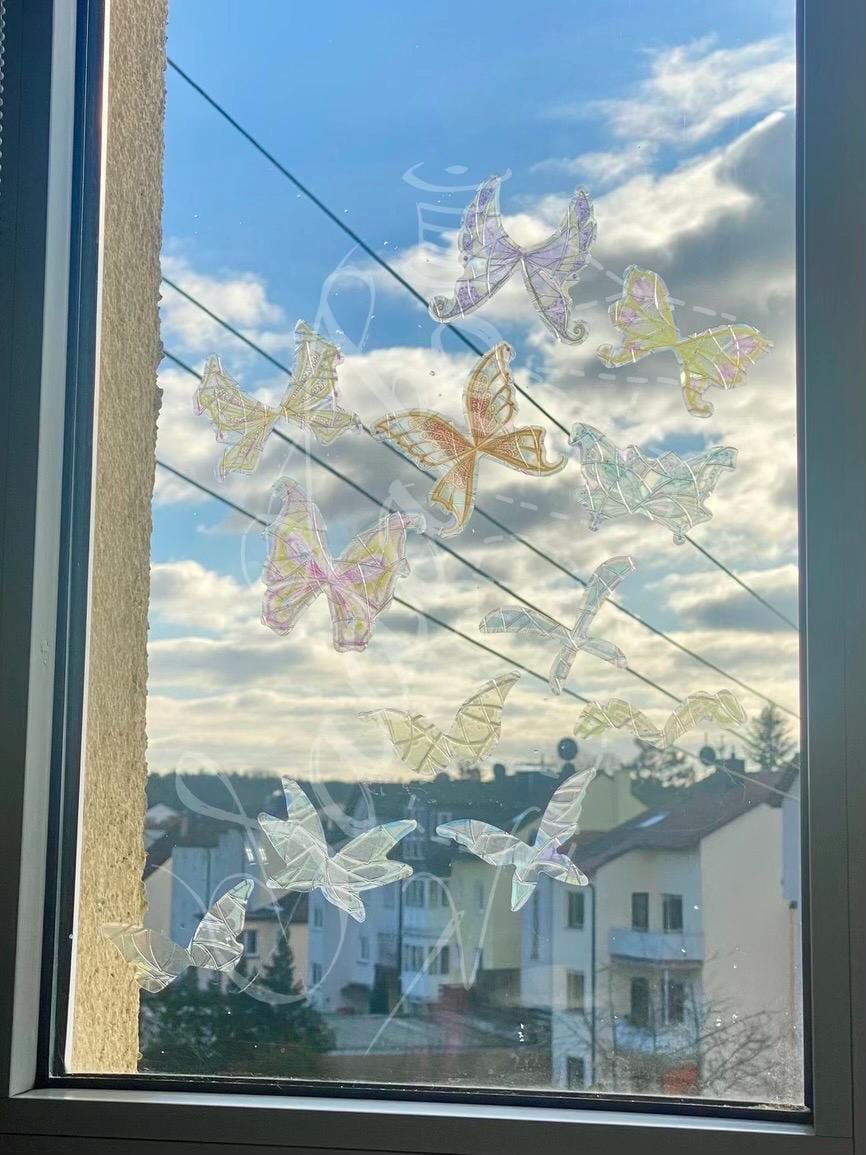 Winx Club Suncatcher, Lichtfänger, Fensteraufkleber - Magic Winx / Charmix Flügel