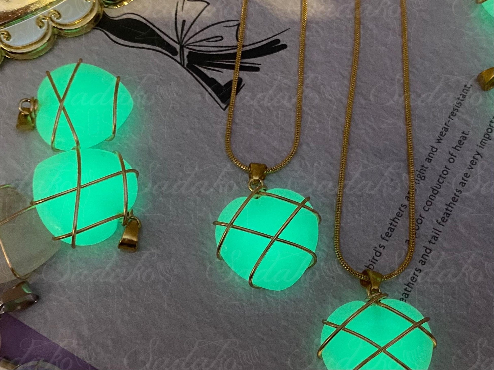 Diamantschloss inspirierte Herz Halskette