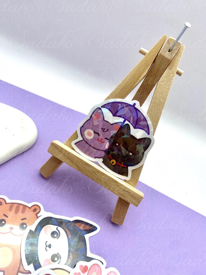 Don't fck with JJOONGrami - Hongjoong Aniteez Vinyl holographische Sticker