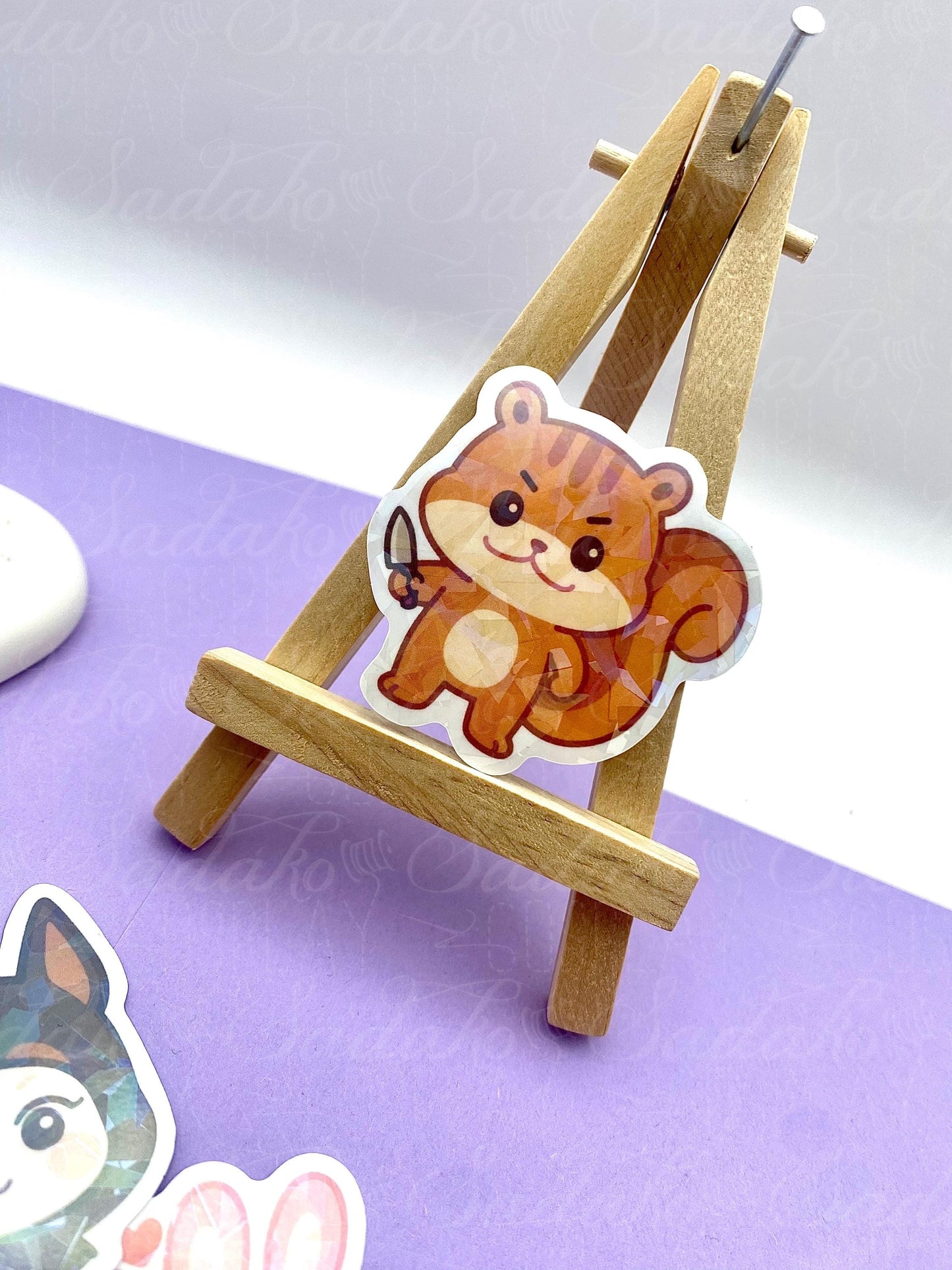 Don't fck with JJOONGrami - Hongjoong Aniteez Vinyl holographische Sticker