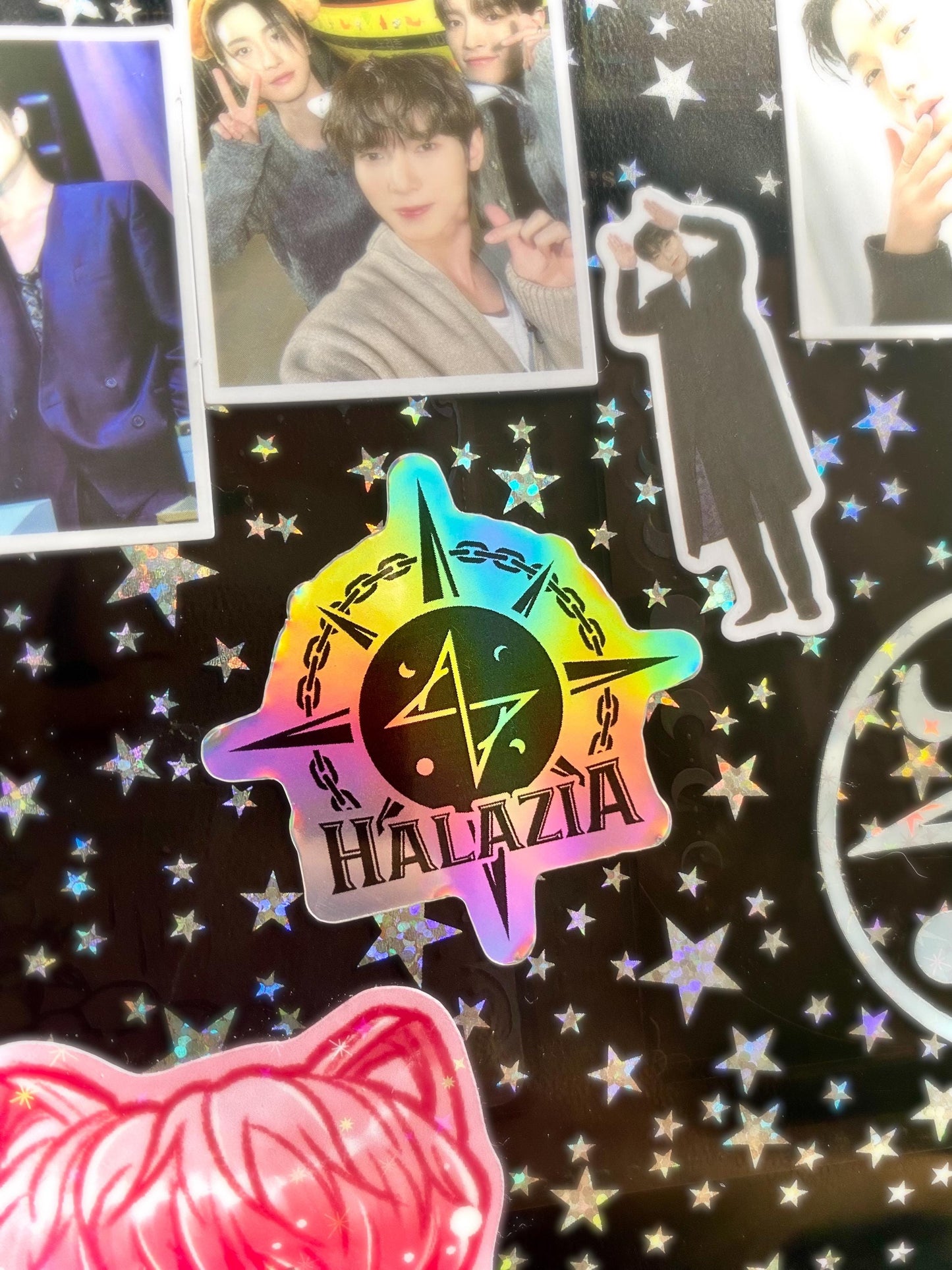 ATEEZ inspirierte Vinyl Holo-Sticker