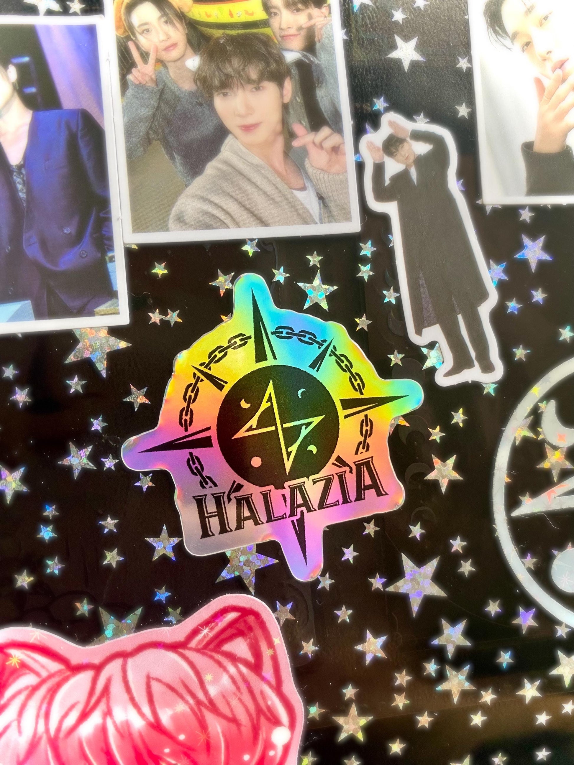 ATEEZ inspirierte Vinyl Holo-Sticker