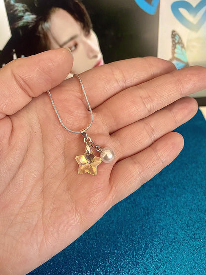 Shinestar Stern Halskette, inspiriert von Ateez Park Seonghwa