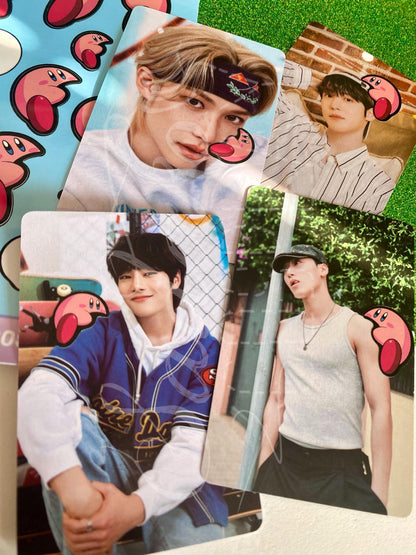 K-Pop Photocard Sticker Sheet - Nom Kirby
