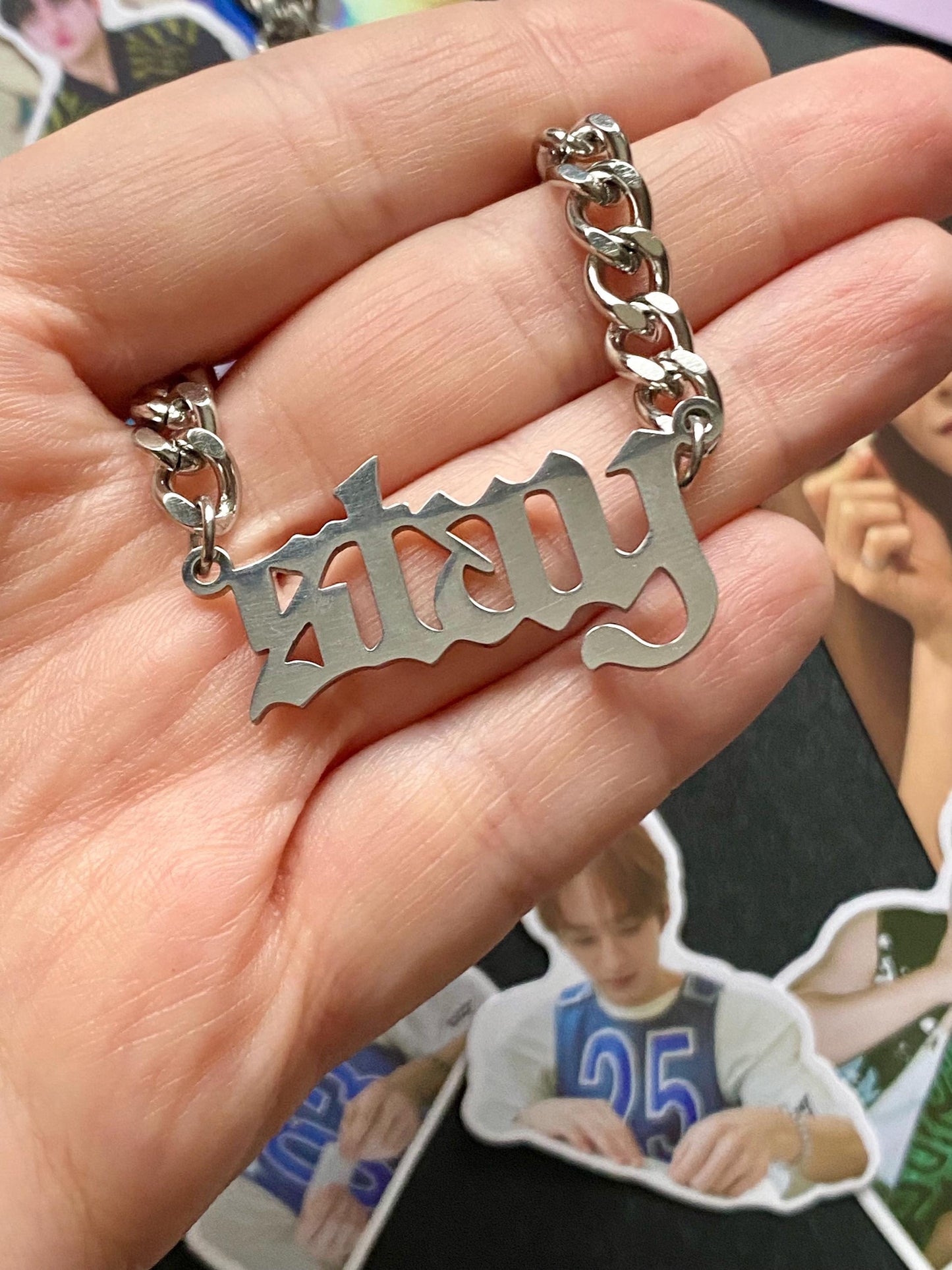 Stray Kids STAY Halskette, silbern