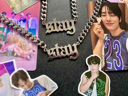 Stray Kids STAY Halskette, silbern