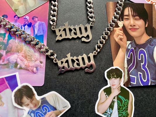 Stray Kids STAY Halskette, silbern