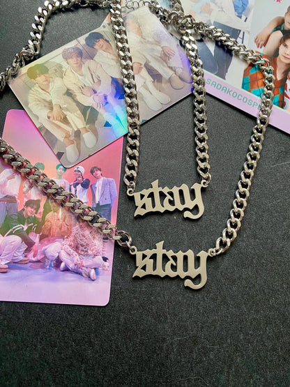 Stray Kids STAY Halskette, silbern