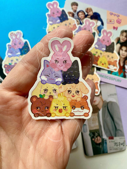 Ateez Aniteez Pile Glitzer-Sticker