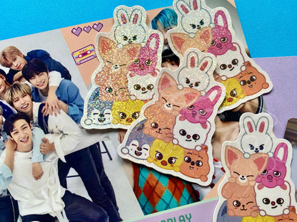 Ateez Aniteez Pile Glitzer-Sticker