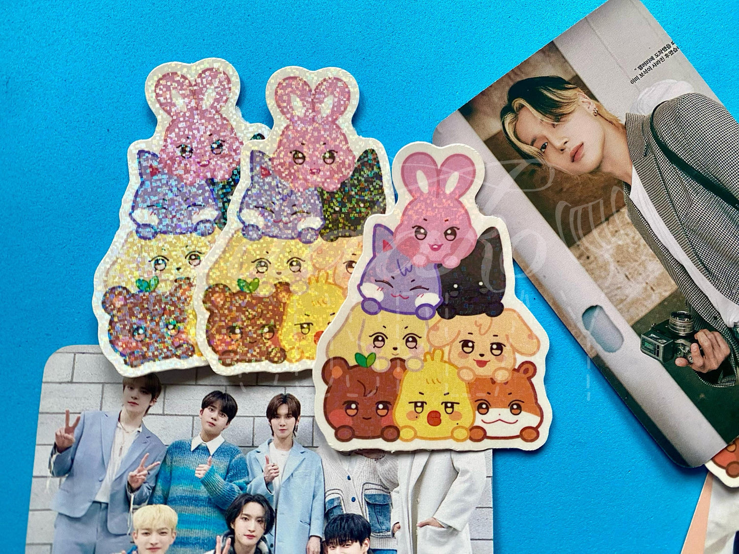 Ateez Aniteez Pile Glitzer-Sticker