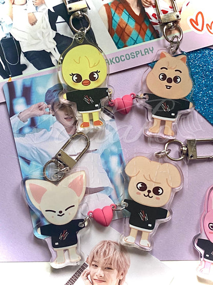 SKZOO Magnet Keychain, Magnet Paar Anhänger