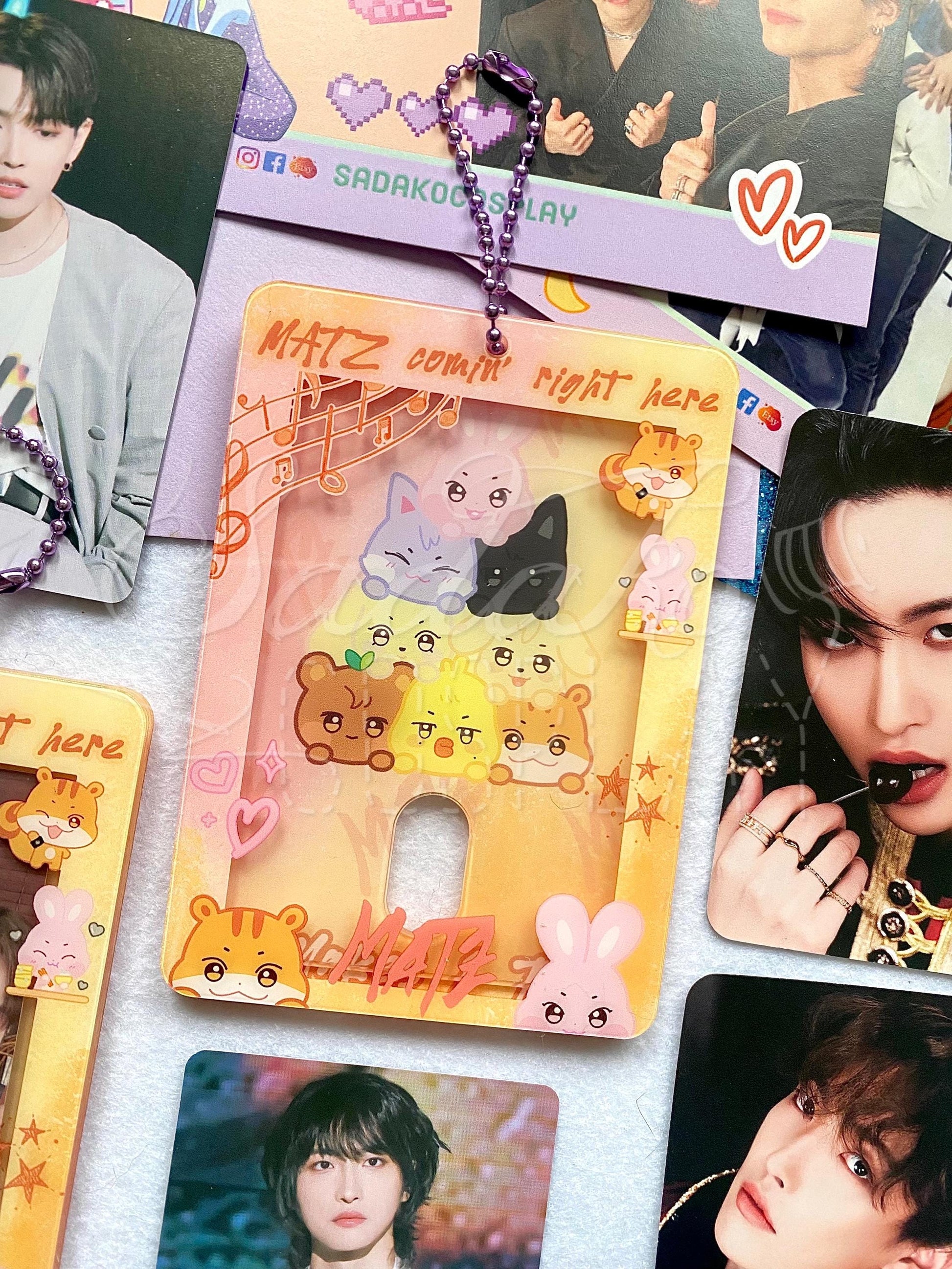 ATEEZ Matz Acrylic Photocard Holder