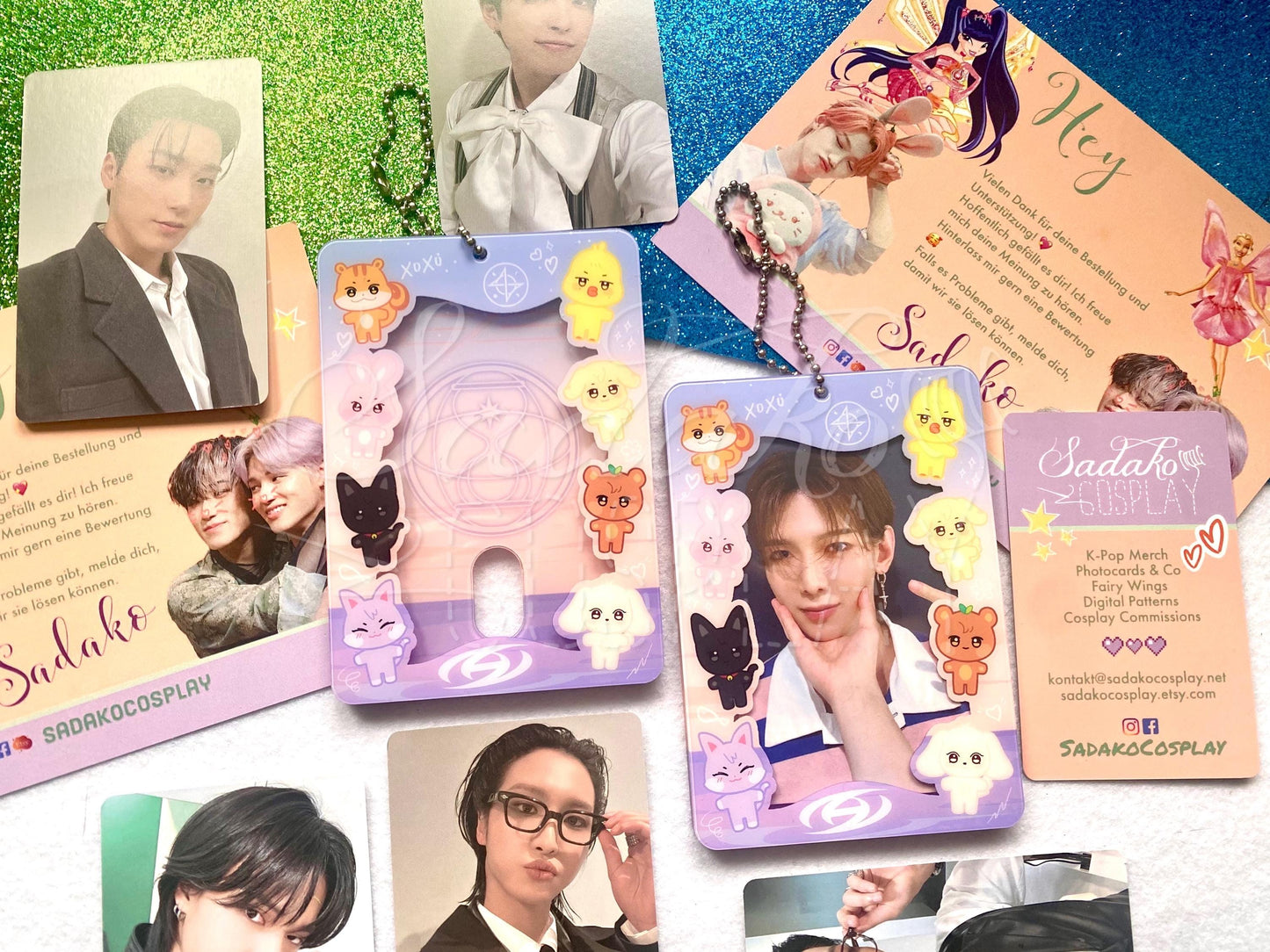 ATEEZ OT8 Acrylic Photocard Holder