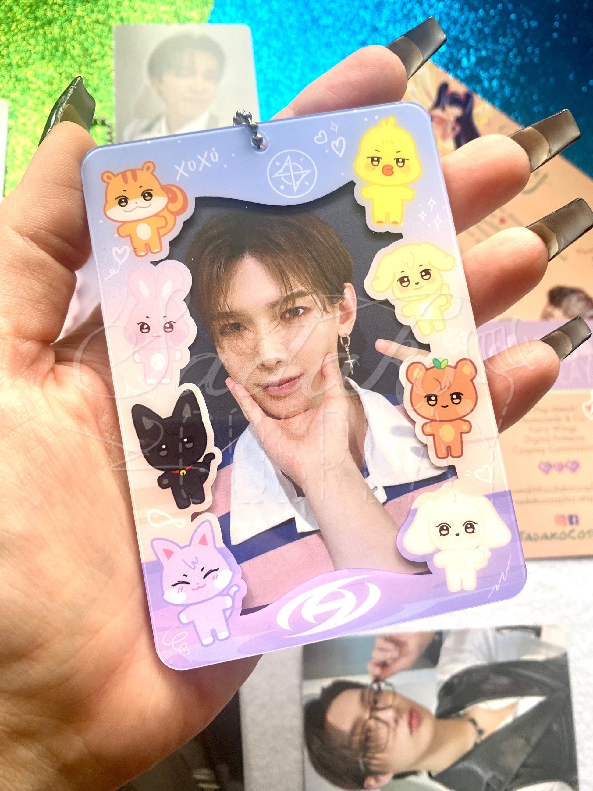 ATEEZ OT8 Acrylic Photocard Holder