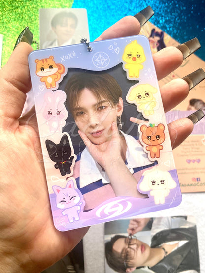 ATEEZ OT8 Acrylic Photocard Holder