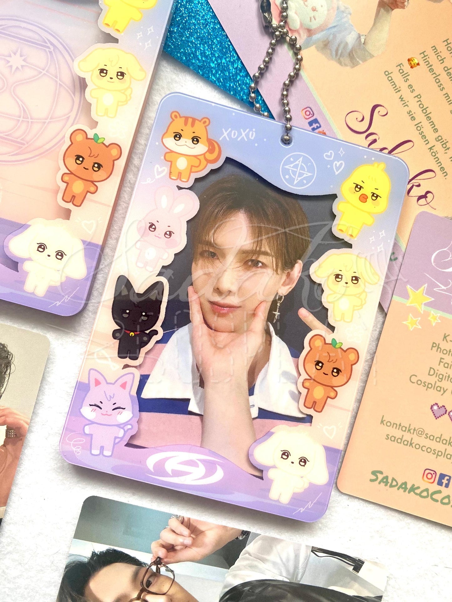 ATEEZ OT8 Acrylic Photocard Holder