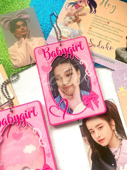Kawaii Babygirl K-Pop Acrylic Photocard Holder