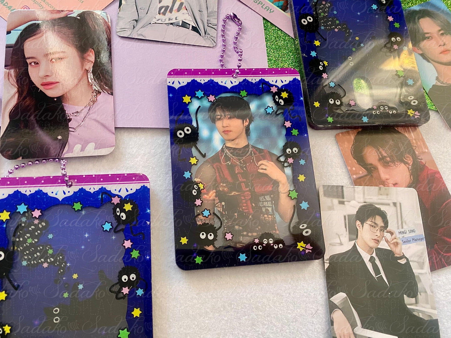 Susuwatari Soot Spirit K-Pop Acrylic Photocard Holder