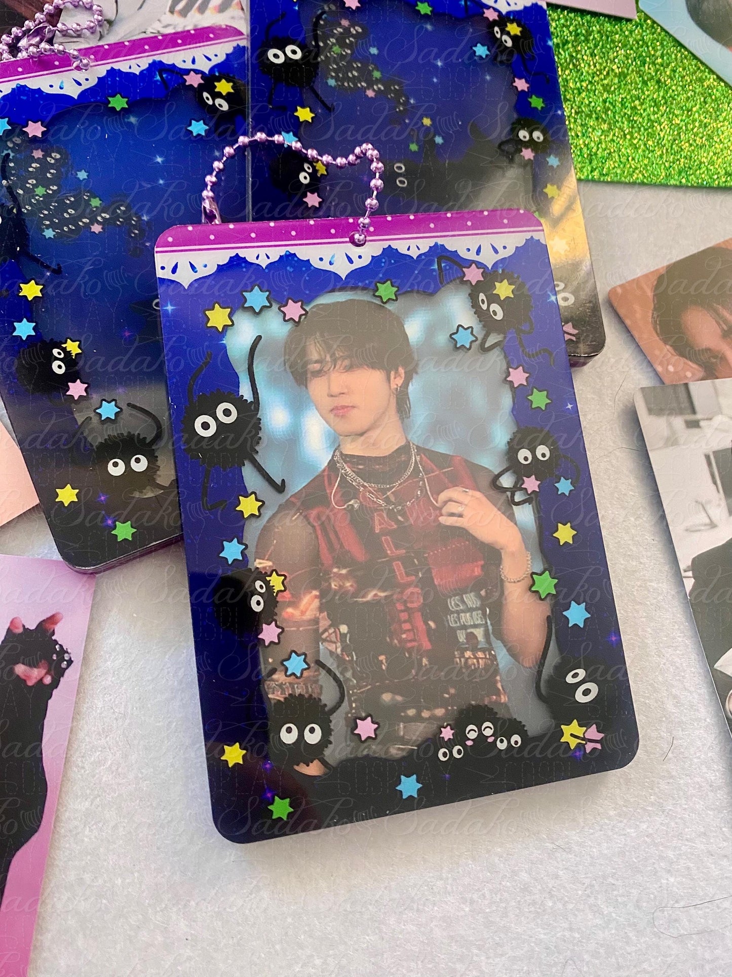 Susuwatari Soot Spirit K-Pop Acrylic Photocard Holder