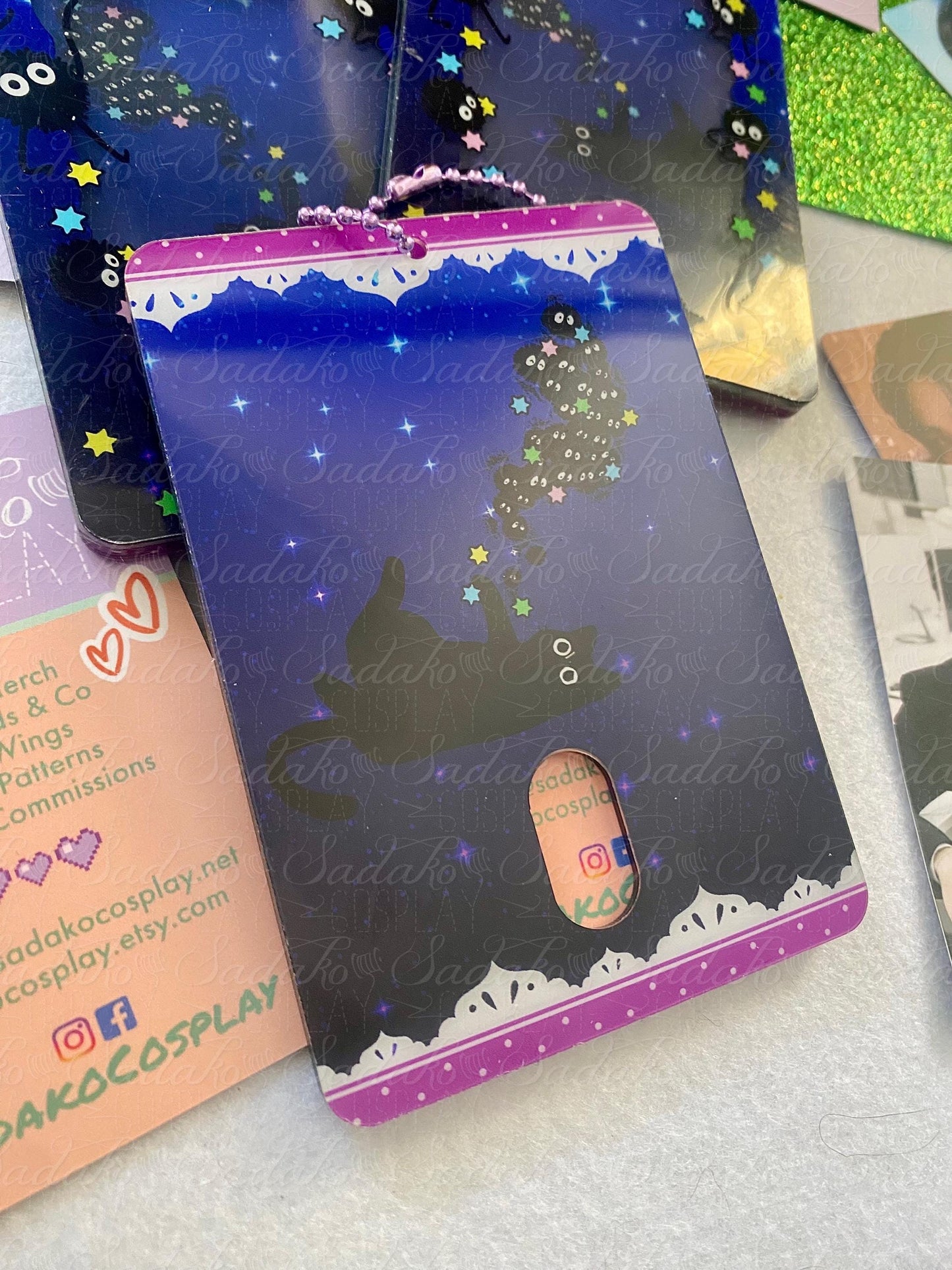 Susuwatari Soot Spirit K-Pop Acrylic Photocard Holder