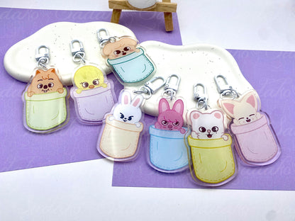 SKZOO in a pocket Keychain