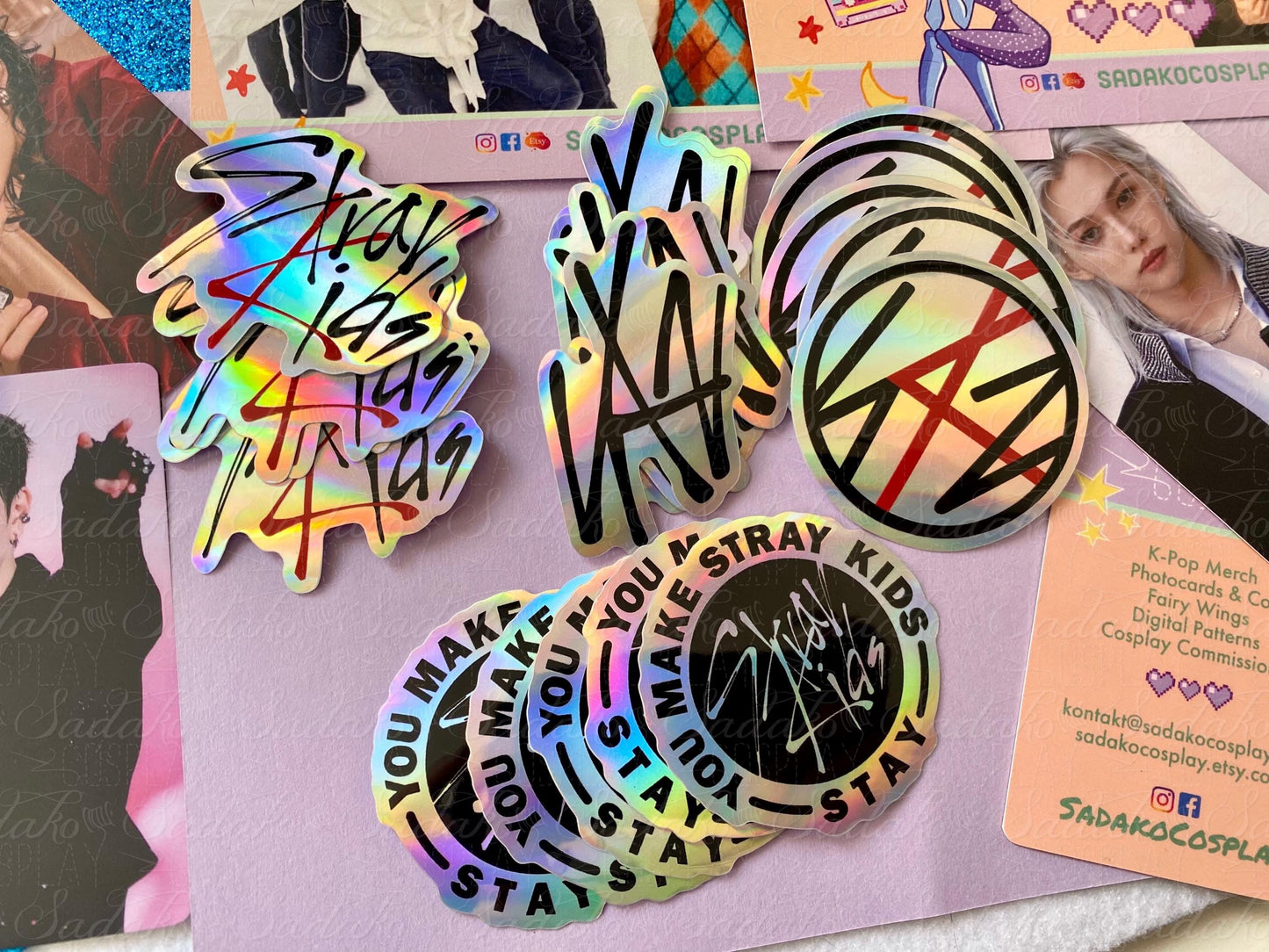 Stray Kids Vinyl Holo Sticker