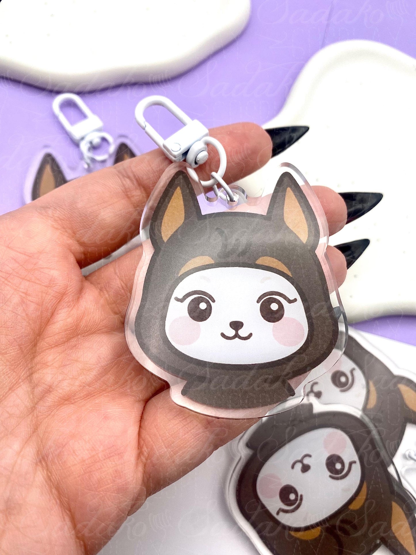 Doberman Yeosang - Aniteez Hetmongi Acryl Keychain