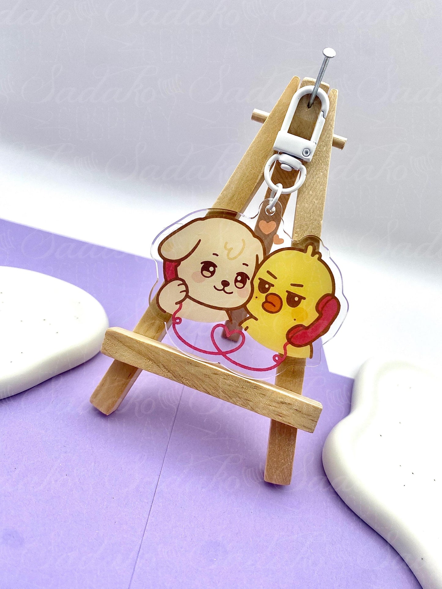 ATEEZ Yungi Acryl Keychain, Aniteez Yunho & Mingi