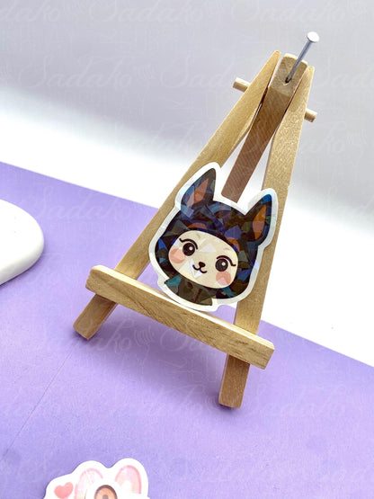 Ateez Don't fck with JJOONGrami - Hongjoong Aniteez Vinyl holographische Sticker