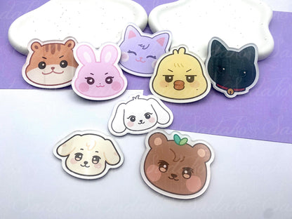 ATEEZ Aniteez Magnet, Acryl fridge Magnet, k-Pop ATINY