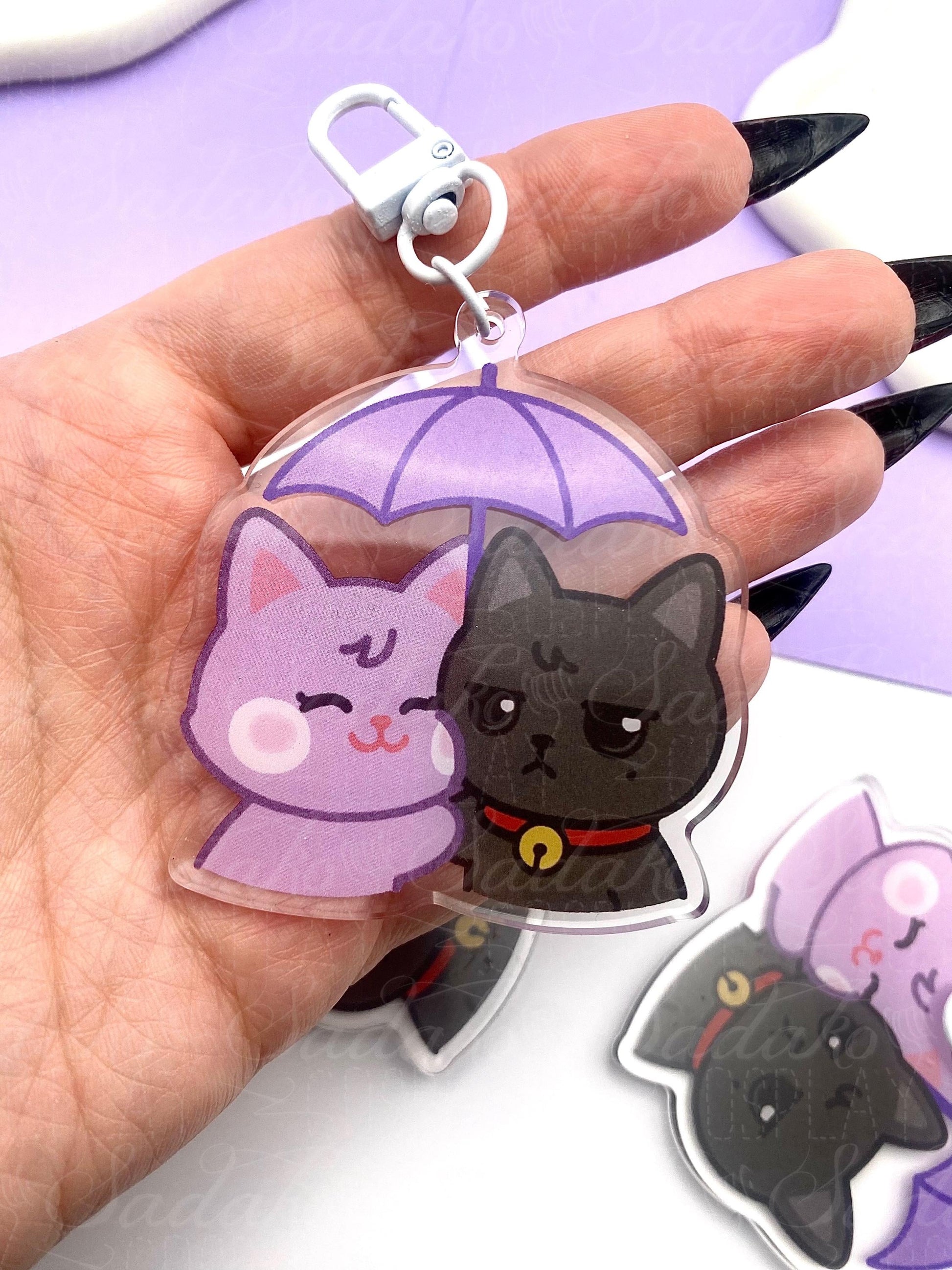 ATEEZ WooSan Acryl Keychain, Wooyoung & San Aniteez