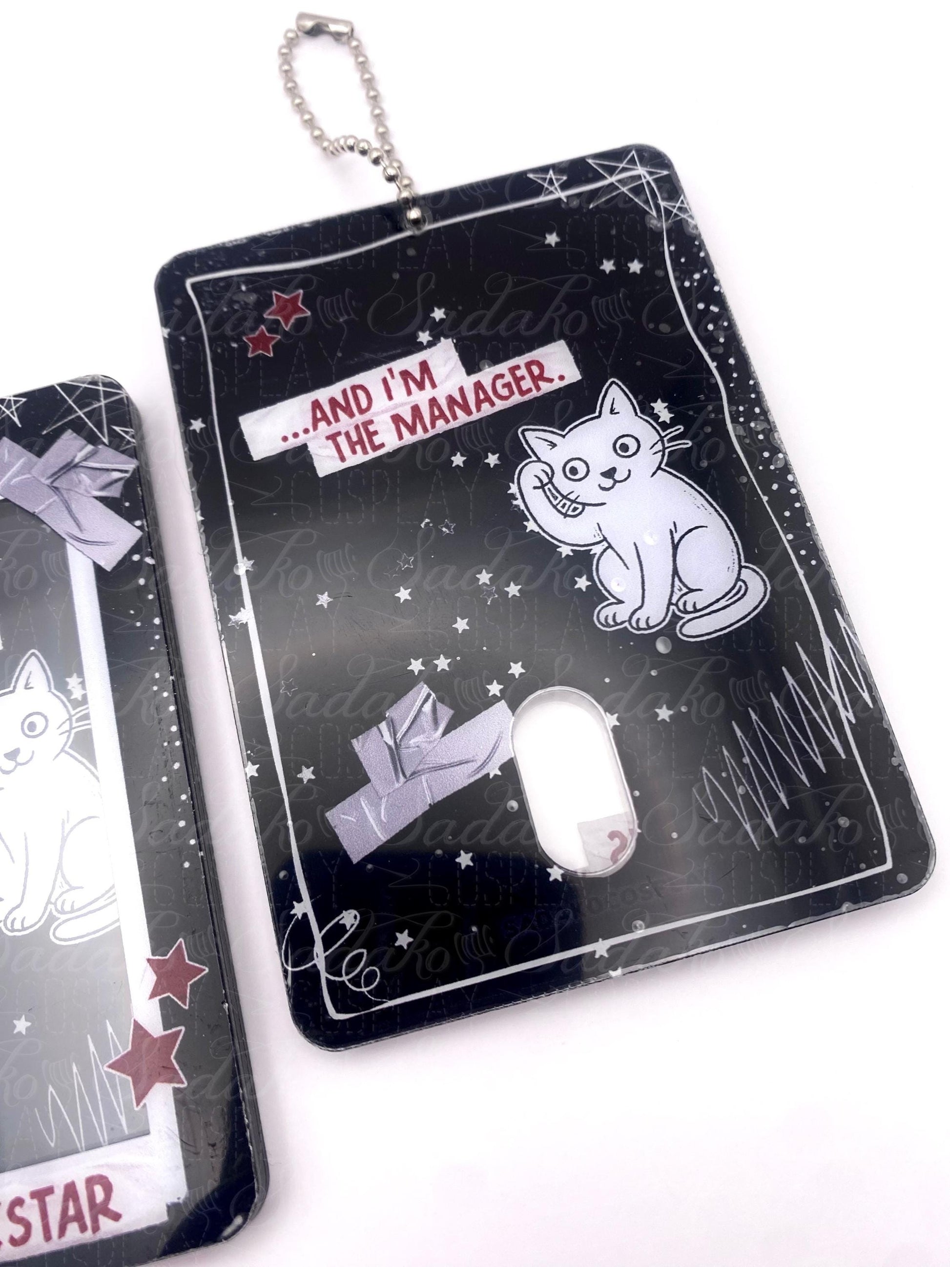 My Cat is a Rockstar Acrylic Photocard Holder