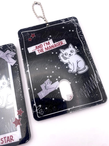 My Cat is a Rockstar Acrylic Photocard Holder