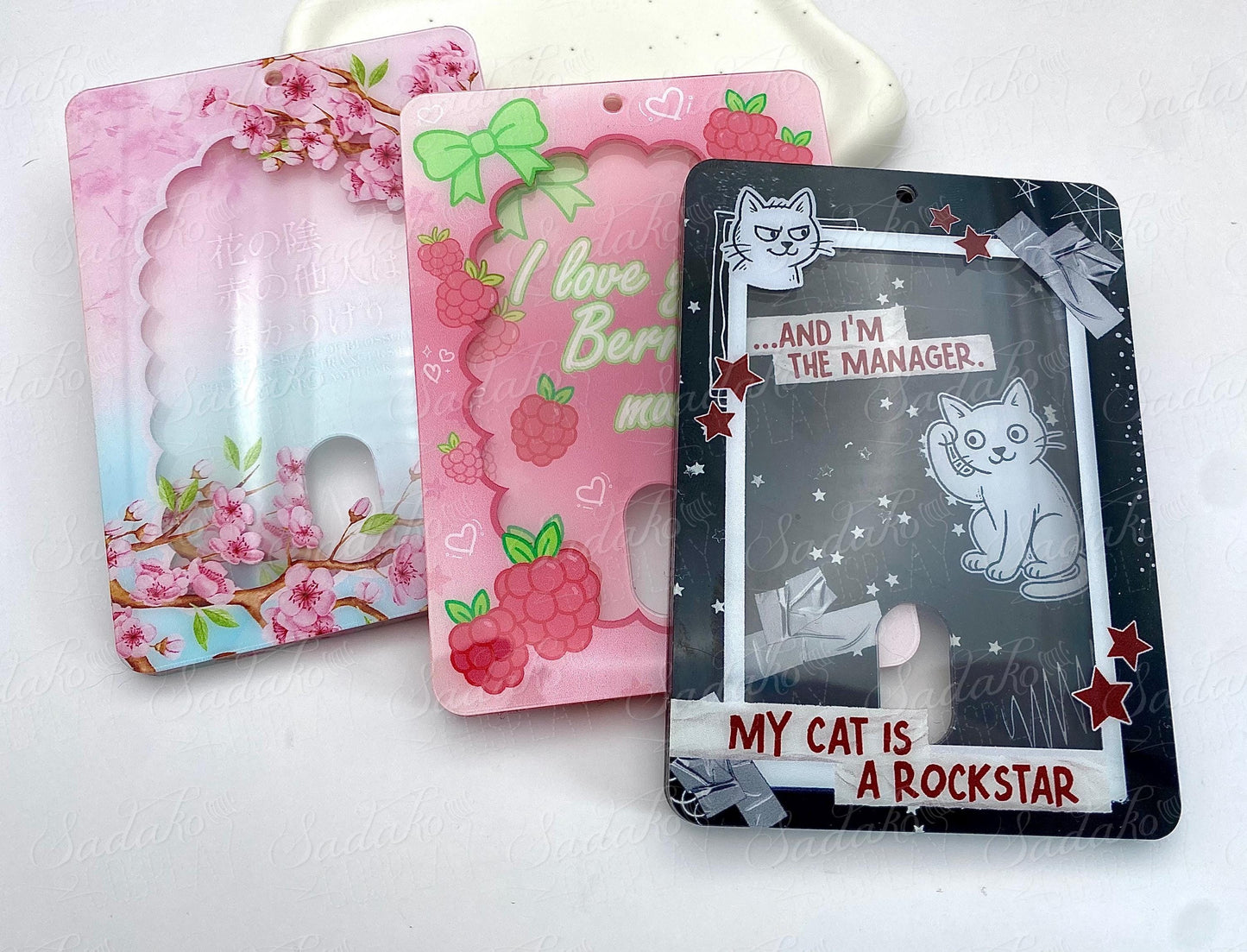 My Cat is a Rockstar Acrylic Photocard Holder