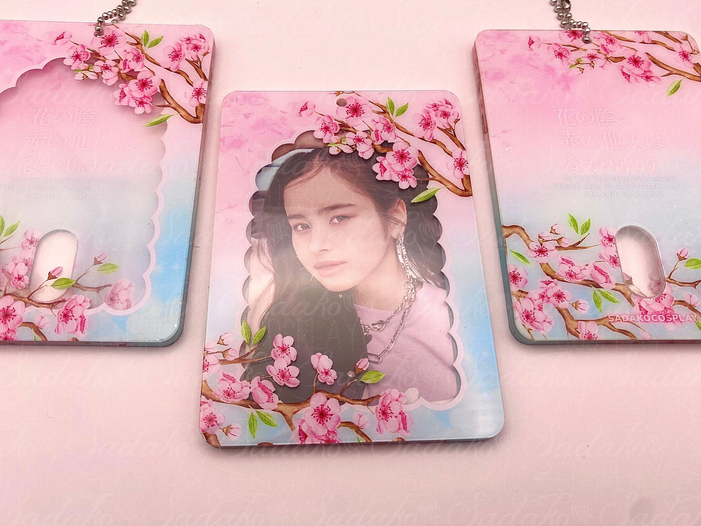 Japan Sakura Photocard Holder, Kirschblüten