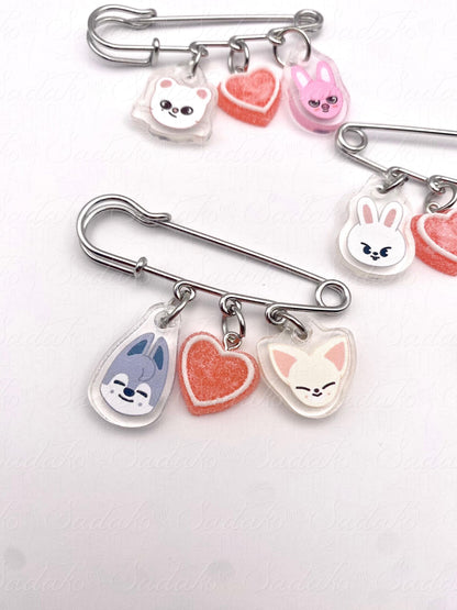 Stray Kids SKZOO Brosche - Mix & Match