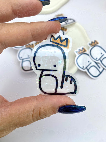 Bangchan Chandora holo glitter vinyl sticker, Stray Kids