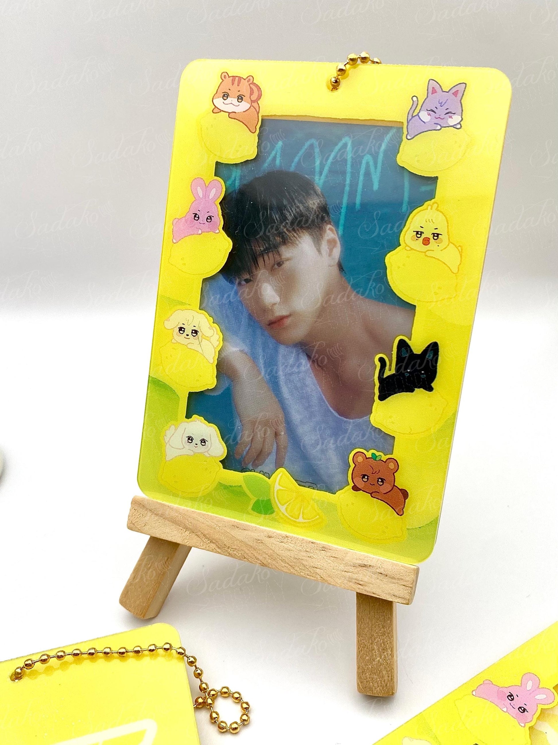 ATEEZ Lemon Drop OT8 Acrylic Photocard Holder
