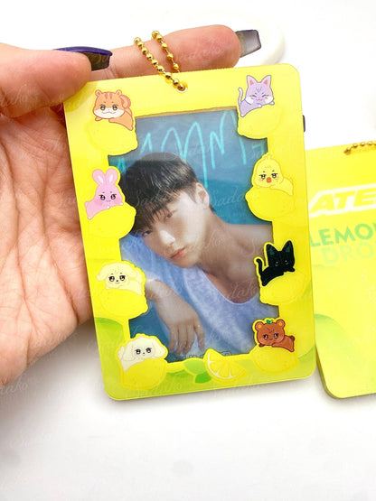 ATEEZ Lemon Drop OT8 Acrylic Photocard Holder
