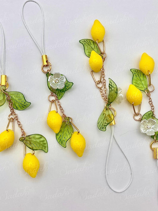 Lemon Drop Zitronen keychain handy charm Anhänger, ATEEZ inspired für ATINY