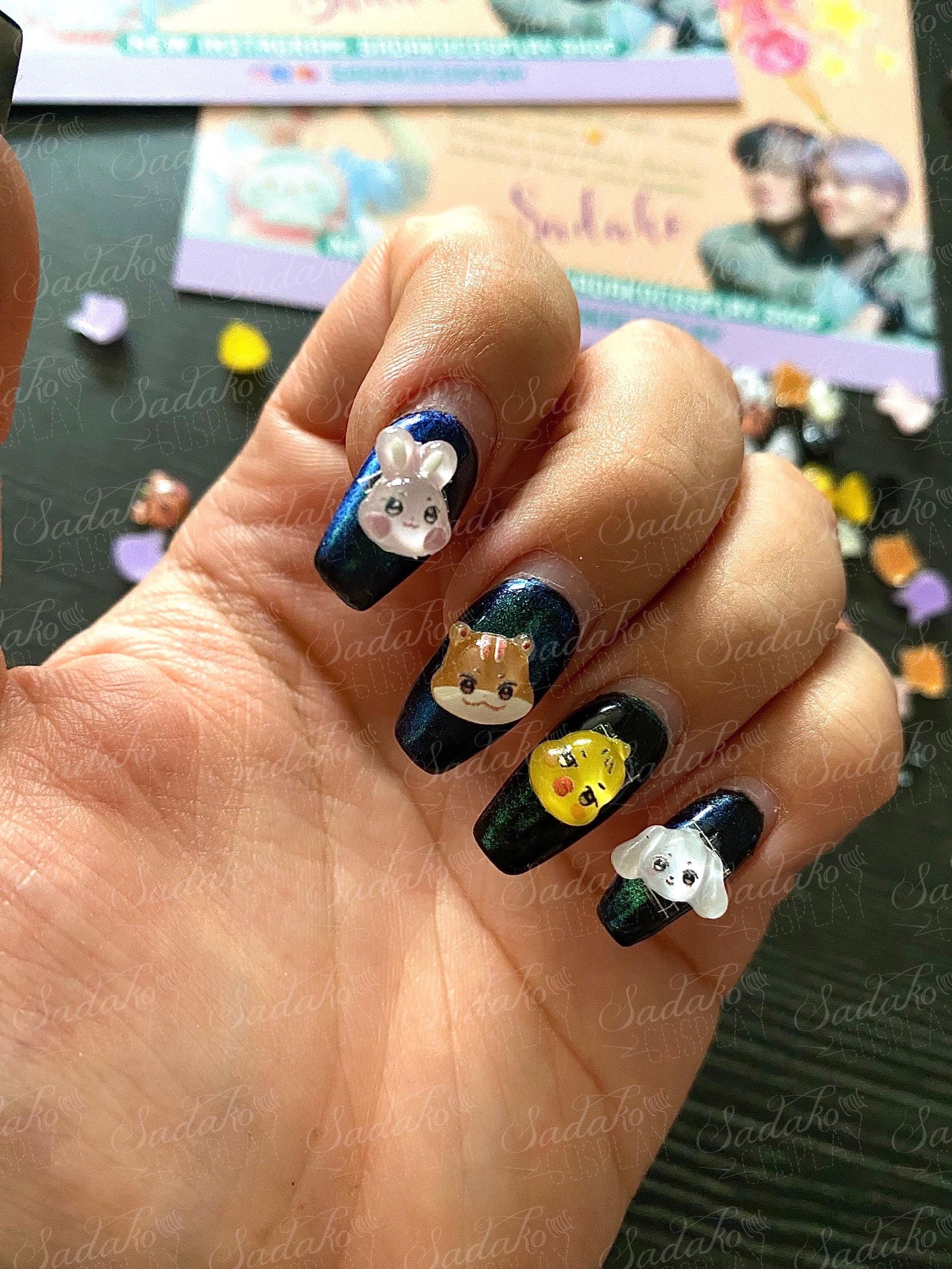 B-Ware ATEEZ "Aniteez" flatback Acryl charms - 50 Stück