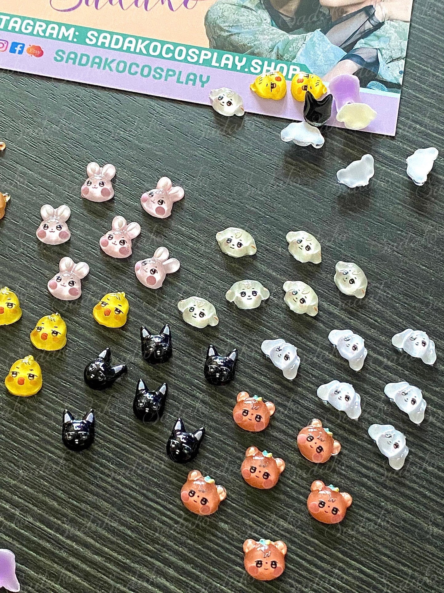 B-Ware ATEEZ "Aniteez" flatback Acryl charms - 50 Stück