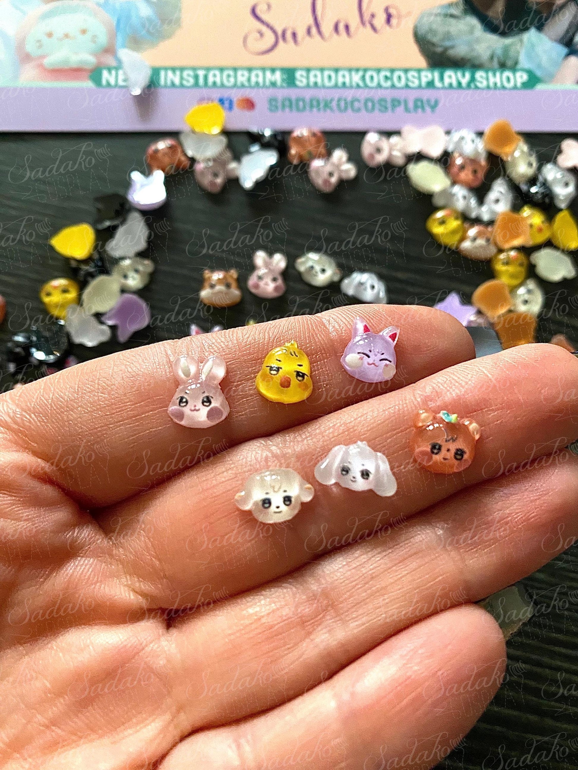 B-Ware ATEEZ "Aniteez" flatback Acryl charms - 50 Stück