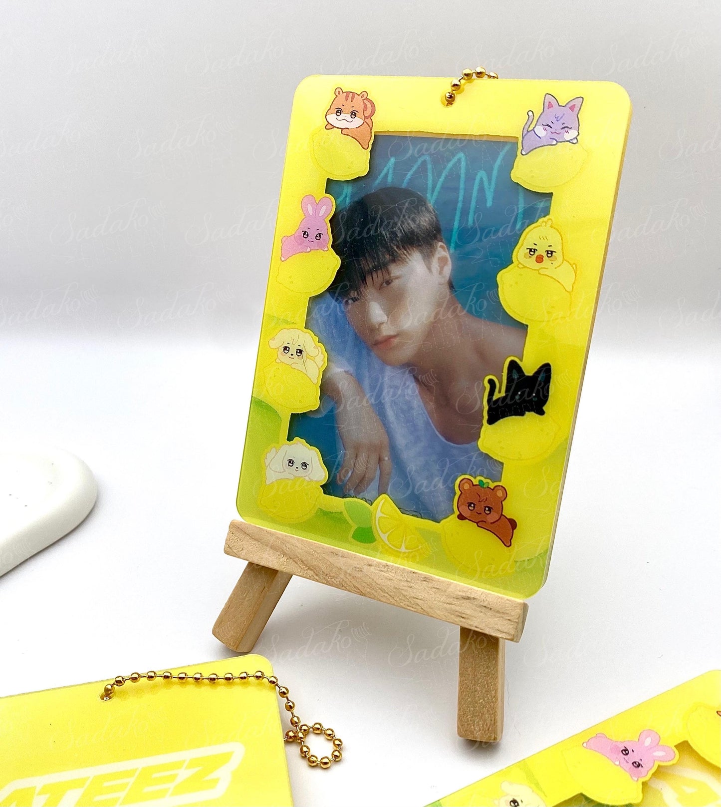 ATEEZ Lemon Drop OT8 Acrylic Photocard Holder