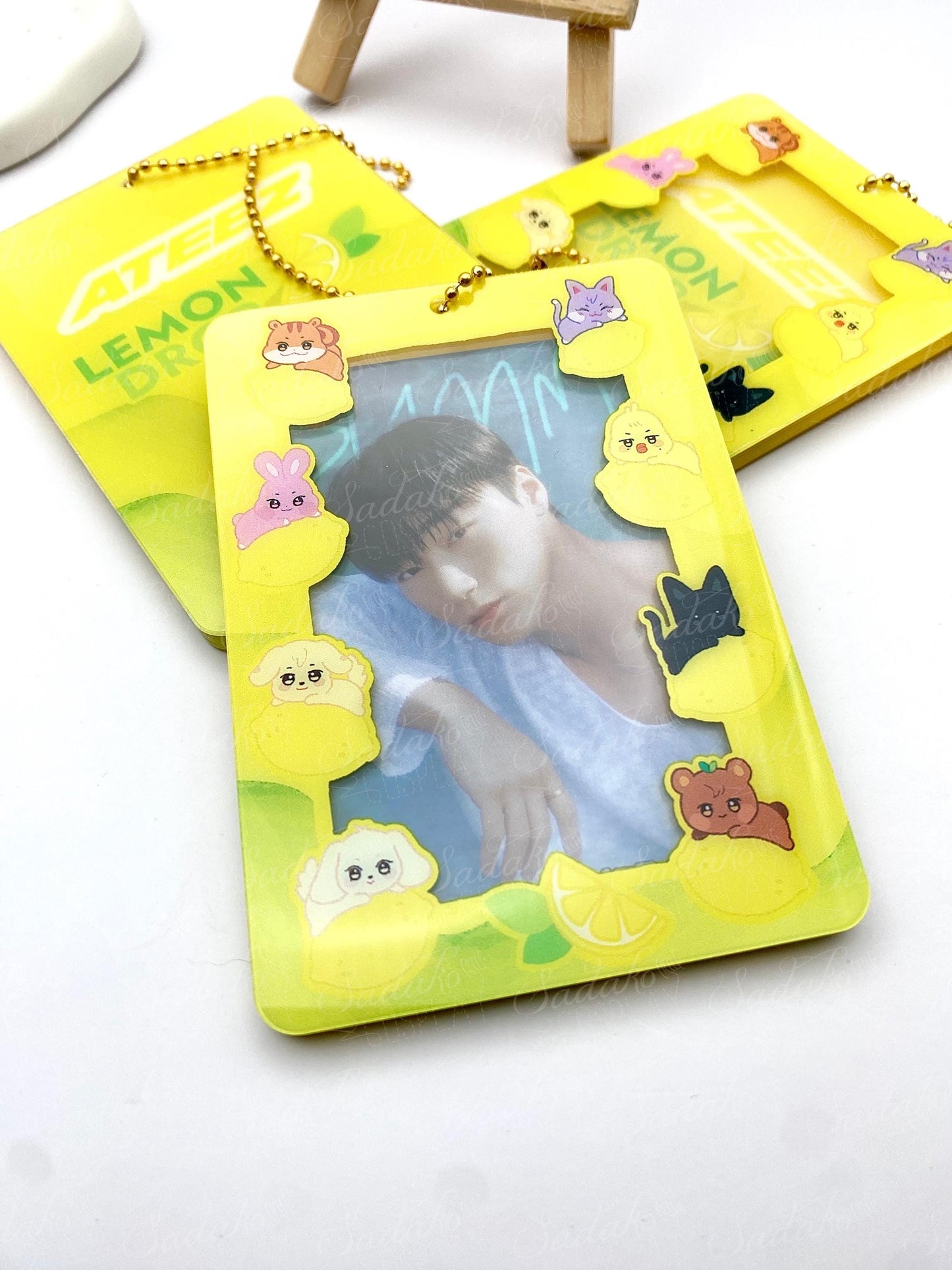 ATEEZ Lemon Drop OT8 Acrylic Photocard Holder
