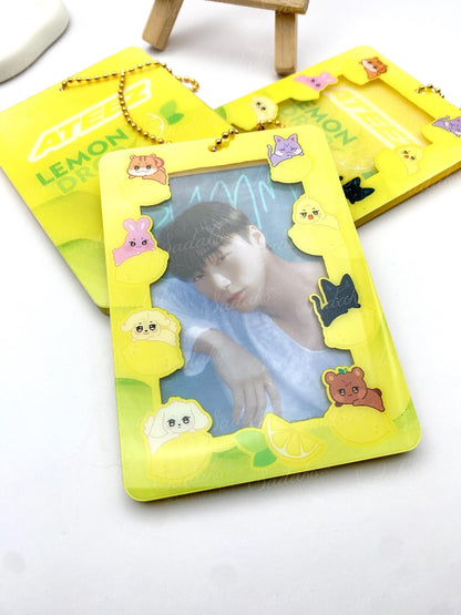 ATEEZ Lemon Drop OT8 Acrylic Photocard Holder