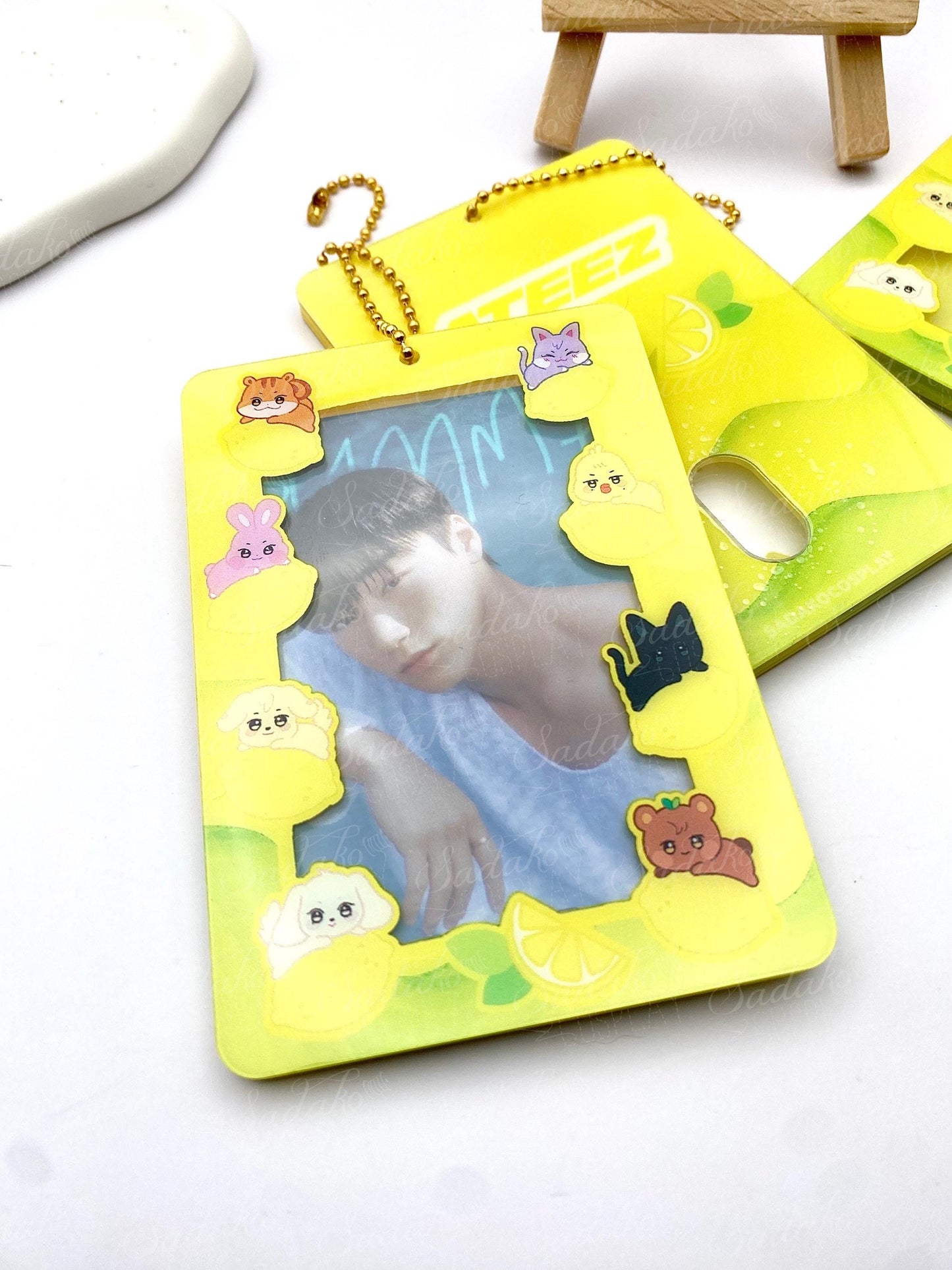 ATEEZ Lemon Drop OT8 Acrylic Photocard Holder